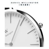 Daniel Wellington Classic Bristol Quartz White Dial Brown Leather Strap Watch For Men - DW00100023