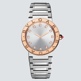 Bvlgari Bvlgari Bvlgari Lady Diamonds Silver Dial Silver Steel Strap Watch for Women - BVLGARI103577