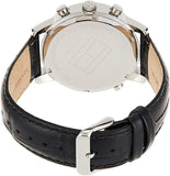 Tommy Hilfiger Harrison Chronograph Black Dial Black Leather Strap Watch for Men - 1790875