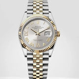 Rolex Datejust 36 Silver Dial Two Tone Oyster Steel & Yellow Gold Strap Watch for Women - M126233-0031