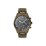 Hugo Boss Pioneer Quartz Gray Dial Brown Steel Strap Watch for Men - 1513715