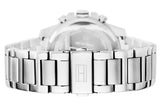 Tommy Hilfiger Decker Quartz Black Dial Silver Steel Strap Watch for Men - 1791472