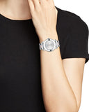 Movado Bold Ceramic Silver Dial Silver Steel Strap Watch for Women - 3600638