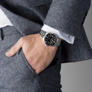 Tag Heuer Aquaracer Black Dial Silver Steel Strap Watch for Men - WAY111A.BA0928