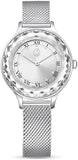 Swarovski Octea Nova Silver Dial Silver Mesh Strap Watch for Women - 5650039