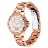 Michael Kors Camille Multifunction White Dial Rose Gold Steel Strap Watch For Women  - MK4700