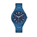 Guess Scope Multifunction Blue Dial Blue Steel Strap Watch for Men - GW0454G4