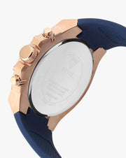 Guess Jolt Analog Blue Dial Blue Steel Strap Watch for Men - W0377G4
