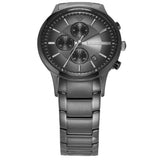 Emporio Armani Analog Chronograph Black Dial Black Steel Strap Watch For Men - AR11531