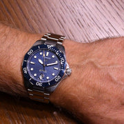 Tag Heuer Aquaracer Professional 300 Automatic Blue Dial Silver Steel Strap Watch for Men - WBP201B.BA0632