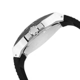 Guess Force Analog Quartz White Dial Black Rubber Strap Watch For Men - W0674G3