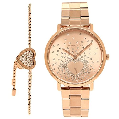 Michael Kors Jaryn Rose Gold Dial Rose Gold Steel Strap Watch for Women - MK3621