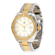 Tag Heuer Aquaracer Quartz White Dial Two Tone Steel Strap Watch for Men - WAY1120.BB0930