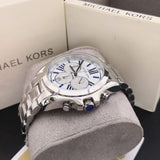 Michael Kors Bradshaw Quartz Silver Dial Silver Steel Strap Watch For Women - MK6320