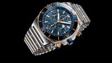 Breitling Super Chronomat 44 Four Year Calendar Blue Dial Two Tone Steel Strap Watch for Men - U19320161C1U1