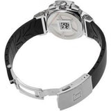 Tissot T Race Chronograph Black Dial Black Rubber Strap Watch for Women - T048.217.17.057.00