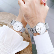 Tissot T Classic Everytime Medium White Dial Two Tone NATO Strap Watch for Women - T109.410.18.032.00