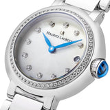 Maurice Lacroix Fiaba Diamonds Mother of Pearl Dial Silver Steel Strap Watch for Women - FA1004-SD502-170-1