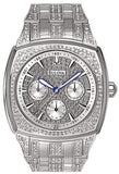 Bulova Crystal Collection Phantom Silver Dial Silver Steel Strap Watch for Men - 96C002