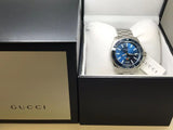 Gucci Dive Quartz Blue Dial Silver Steel Strap Watch For Men - YA136311