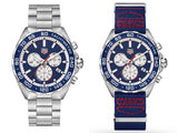 Tag Heuer Formula 1 Redbull Edition Chronograph Blue Dial Blue NATO Strap Watch for Men - CAZ1018.FC8213