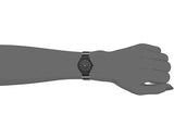 Calvin Klein Minimal Black Dial Black Steel Strap Watch For Men - K3M524Z1