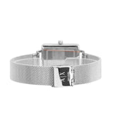 Armani Exchange Lola Quartz Silver Dial Silver Mesh Strap Watch For Women - AX5800