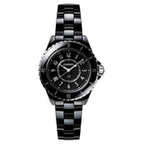 Chanel J12 Quartz Black Dial Black Steel Strap Watch for Women - J12 H5695