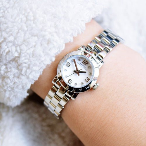 MARC JACOBS Stainless Steel AMY Quartz White Dial Ladies Water Resistant Analog Marc By Marc Jacobs MBM3300 Amy Women main image 2
