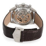 Tag Heuer Carrera Chronograph White Dial Brown Leather Strap Watch for Men - CBN2013.FC6483