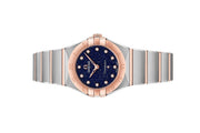 Omega Constellation Quartz Diamonds Blue Dial Two Tone Steel Strap Watch for Women - 131.20.25.60.53.002