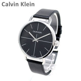 Calvin Klein Evan Black Dial Black Leather Strap Watch for Men - K7B211CZ