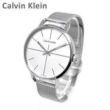 Calvin Klein Even Quartz White Dial Silver Steel Strap Watch for Women - K7B21126