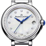 Maurice Lacroix Fiaba Diamonds Mother of Pearl Dial Silver Steel Strap Watch for Women - FA1004-SD502-170-1