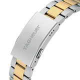 豪雅 Formula 1 模拟石英 41 毫米蓝色表盘两色钢表带男士手表 - WAZ1120.BB0879