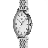 Tissot T Classic Everytime White Dial Jam Tangan Gelang Jaring Perak Untuk Pria - T109.410.11.033.00