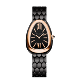 Bvlgari Serpenti Seduttori Black Dial Black Steel Strap Watch for Women - SERPENTI103704