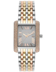 Michael Kors Emery Three-Hand White Dial Two Tone Steel Strap Watch for Women - MK4744