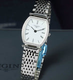 Longines La Grande Classique Mother of Pearl Dial Silver Steel Strap Watch untuk Wanita - L4.288.0.87.6