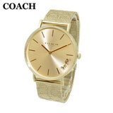 Coach Perry Gold Dial Gold Mesh Bracelet Watch for Women - 14503342