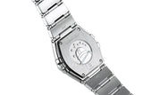 Omega Constellation Quartz Diamonds Silver Dial Silver Steel Strap Watch for Women - 123.15.27.60.55.004