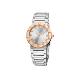 Bvlgari Bvlgari Bvlgari Lady Diamonds Silver Dial Silver Steel Strap Watch for Women - BVLGARI103577