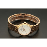 Tissot T Classic Tradition Lady White Dial Rose Gold Steel Strap Watch for Women - T063.210.33.037.00