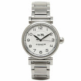 Coach Madison White Dial Silver Steel Strap Watch for Women - 14502394