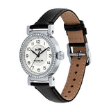 Coach Madison White Dial Black Leather Strap Watch for Women - 14502399