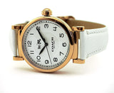 Coach Madison White Dial White Leather Strap Watch for Women - 14502408