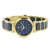 Coach Sport Ceramic Blue Dial Two Tone Steel Strap Watch for Women - 14502462