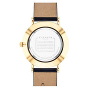 Coach Perry Black Dial Black Leather Strap Watch for Women - 14503042