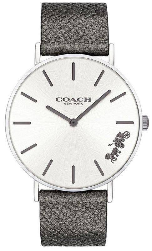 Coach watch shop leather band