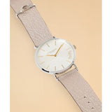 Coach Perry White Dial Champagne Leather Strap Watch for Women - 14503157